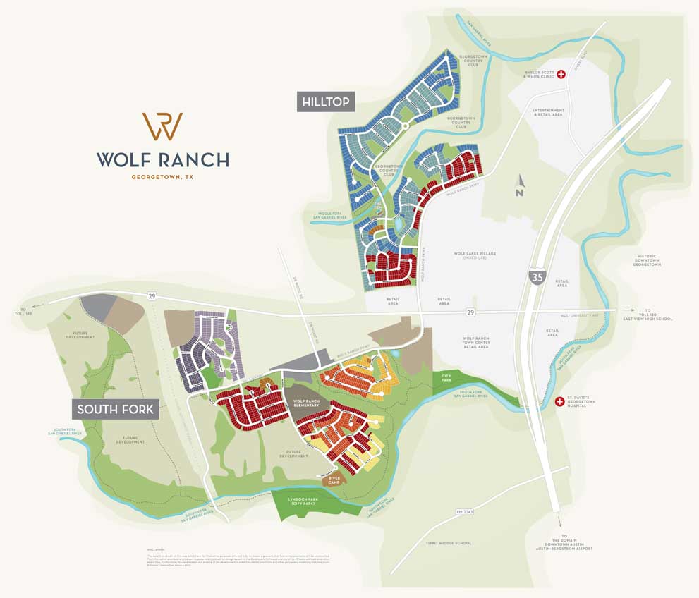 Wolf Ranch Site Plan Map (Mobile)